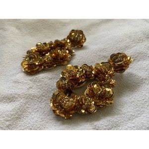 🖤 Sequin Oversized Earrings